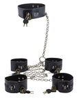 Chain Me Neck, Cuffs & Ankle Restraint - Packed In Sealed Foil Bags