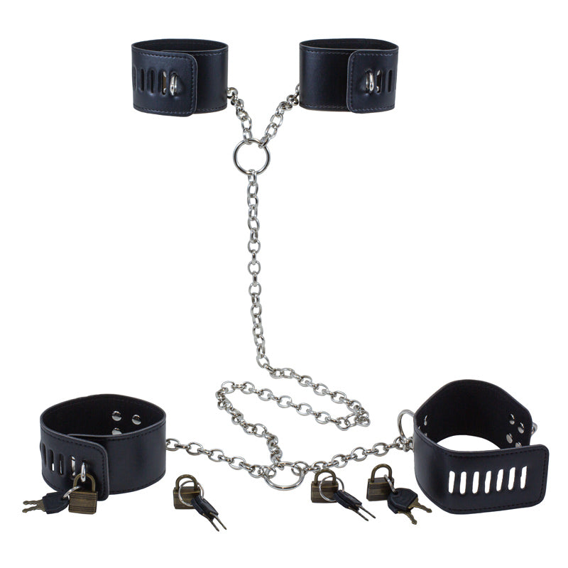 Shackles Wrist &amp; Ankle Restraints - Packed In Sealed Foil Bags