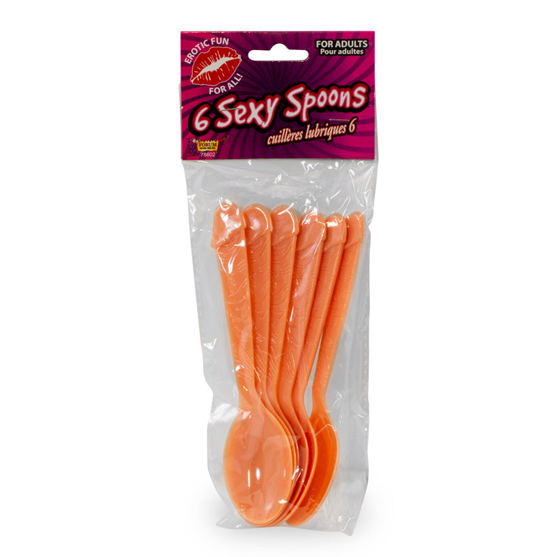 Sexy Pecker Spoons - 6 Pack