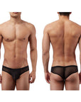 Euro Male Spandex Shirred Pouch Manty