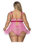 Tickled Pink Baby Doll And Panty Set