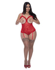 Ooh La Lace Cupless And Crotchless Teddy