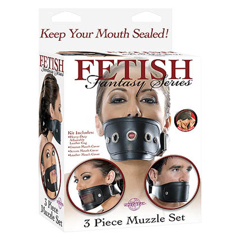 Fetish Fantasy 3 Pc Muzzle Set