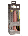 King Cock Elite 7"Dual Density Vibe Silicone Cock
