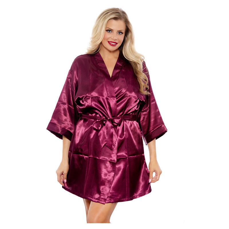 Popsi Satin Robe