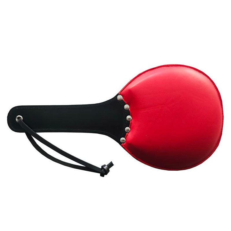Rouge Padded Leather Ping Pong Paddle