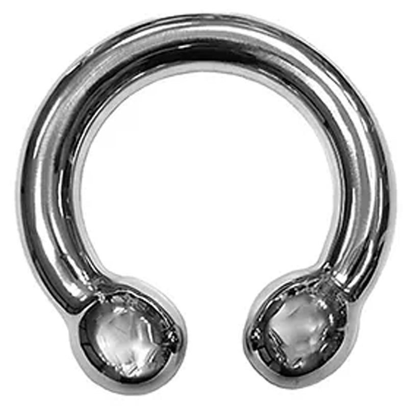 Rouge Stainless Steel Horse Shoe Cock Ring