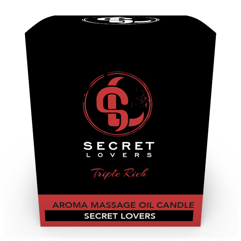 Secret Lovers Triple Rich Aromatherapy Massage Candles