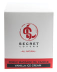 Secret Lovers All Natural Massage Candles