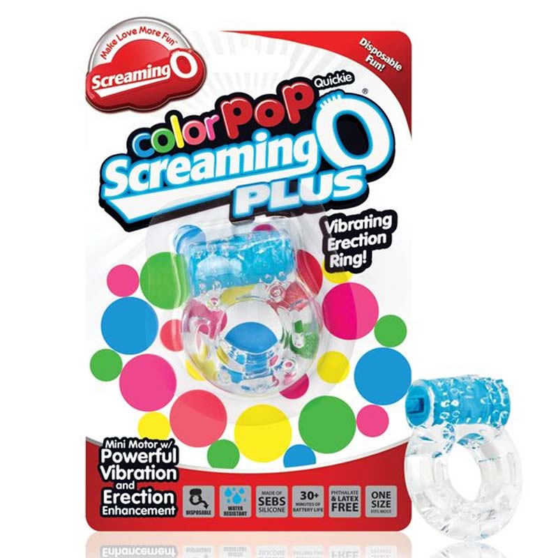 ColorPoP Quickie Screaming O Plus Vibrating Cock Ring