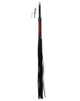 Sex & Mischief Red & Black Stripe Flogger