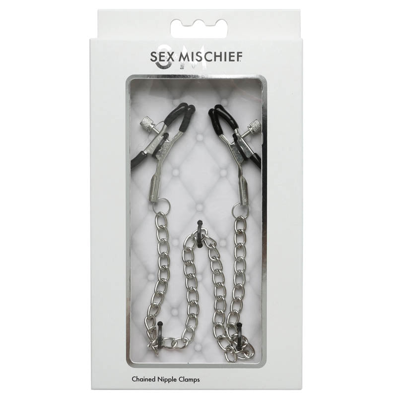 Sex &amp; Mischief Chained Nipple Clamps