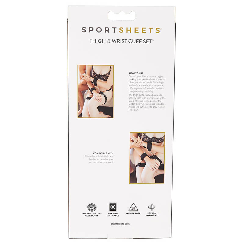 SportSheet Thigh &amp; Wrist Cuffs Set