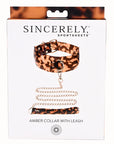 Sportsheet Sincerely Amber Collar and Leash