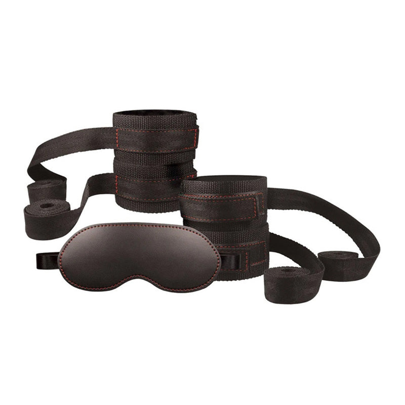 Red Stitch Bondage Starter Kit - Packed In Sealed Foil Bags