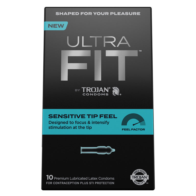 Trojan UltraFit Sensitive Tip Feel Condoms