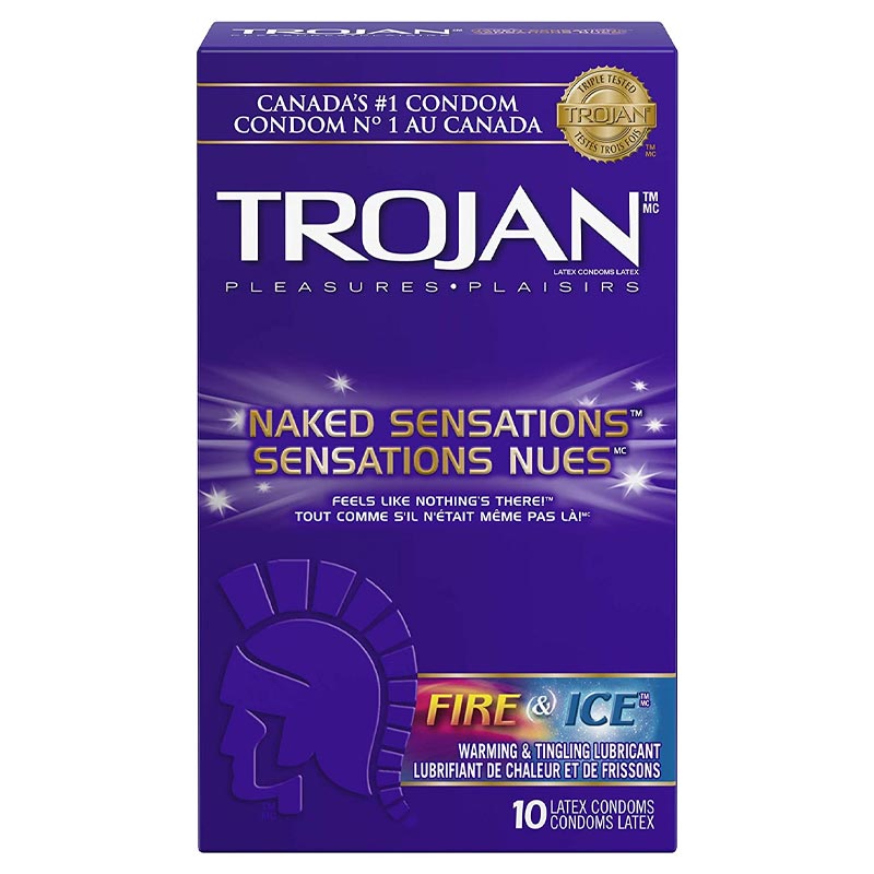 Trojan Naked Sensations Fire &amp; Ice Condoms
