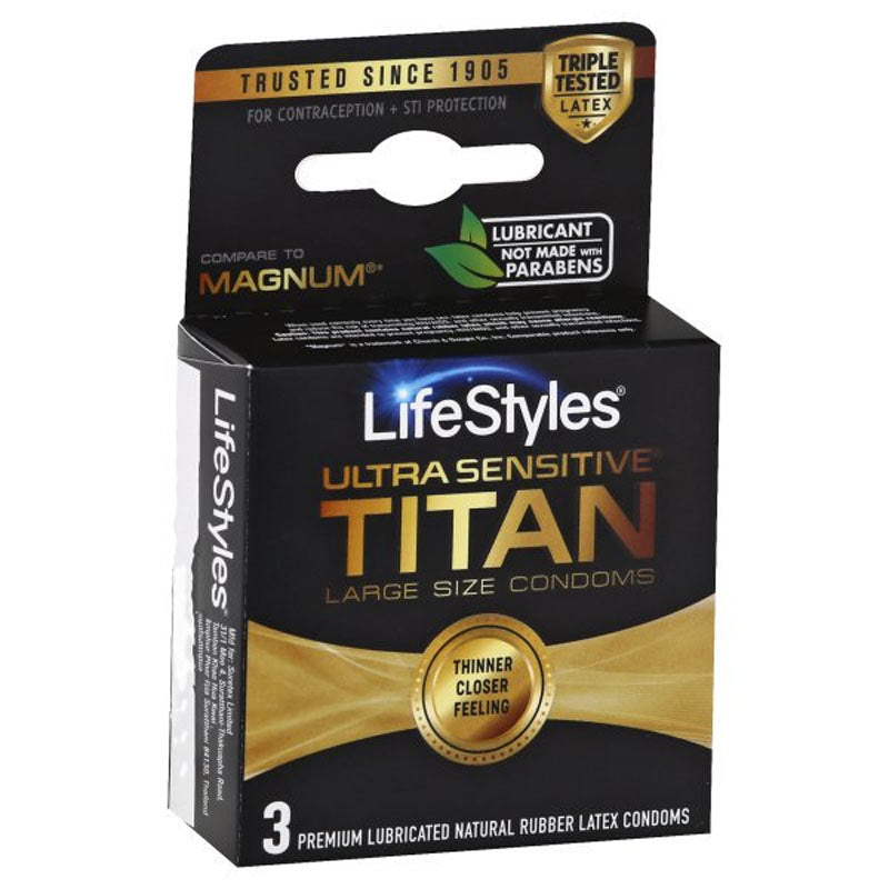 LifeStyles Ultra Sensitive Titan Condoms