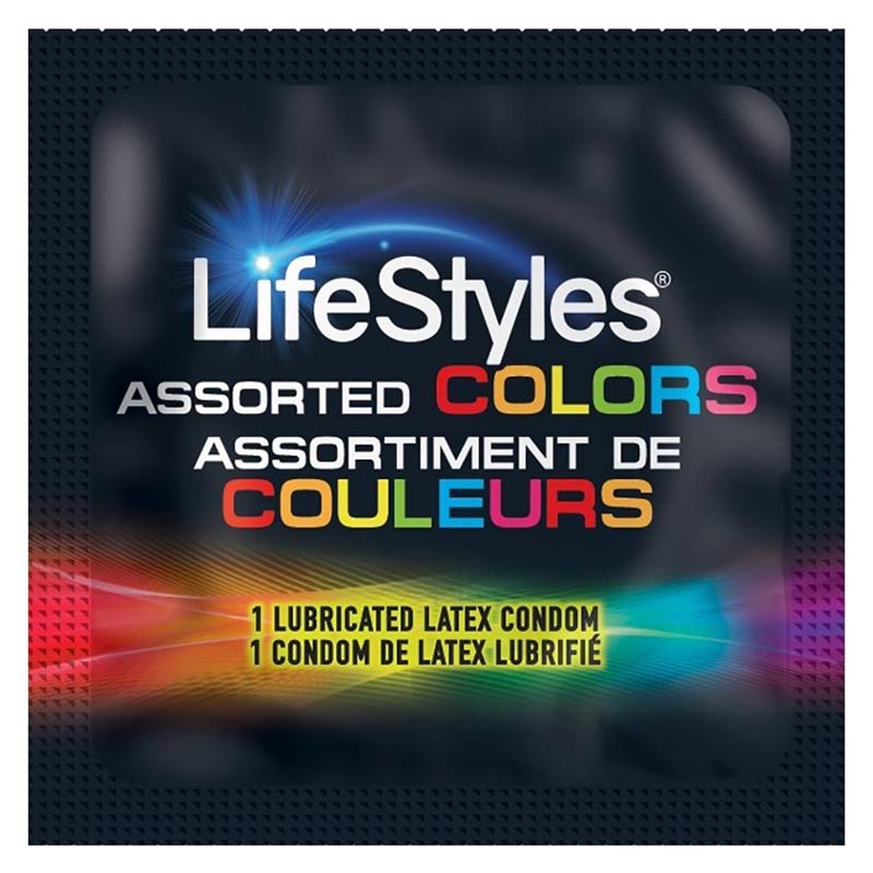 LifeStyles Assorted Colors Condoms
