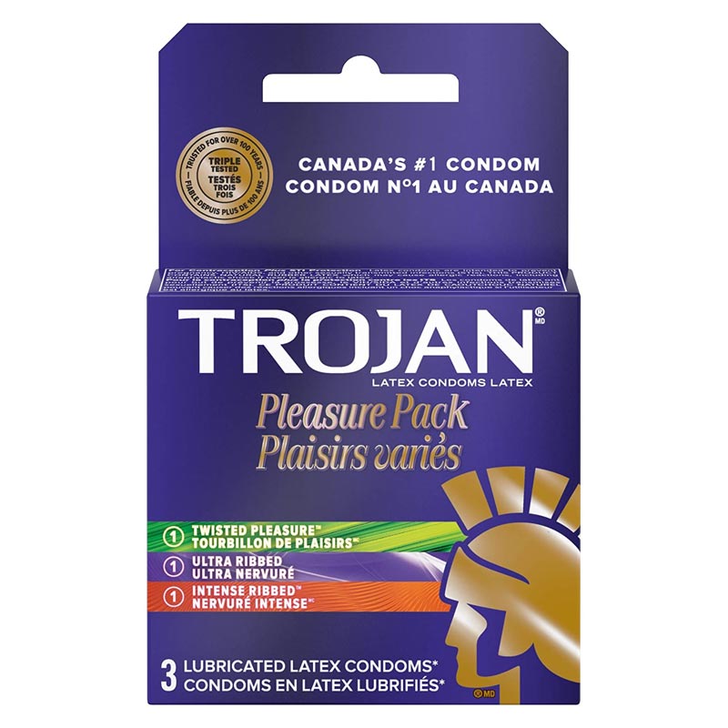 Trojan Pleasure Pack 3Pks