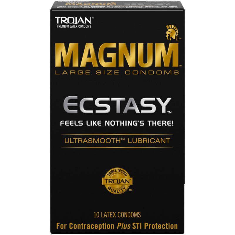 Trojan Magnum Ecstasy Ultrasmooth Lubricated Condoms
