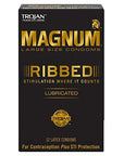 Trojan Magnum Ribbed Condoms