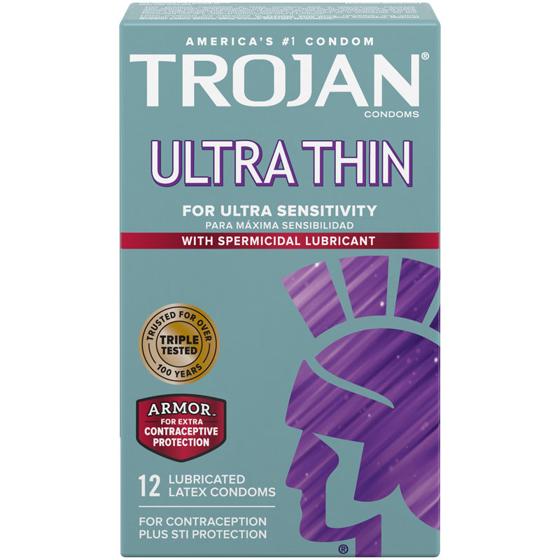 Trojan Ultra Thin Spermicidal Armor Condoms