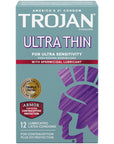 Trojan Ultra Thin Spermicidal Armor Condoms