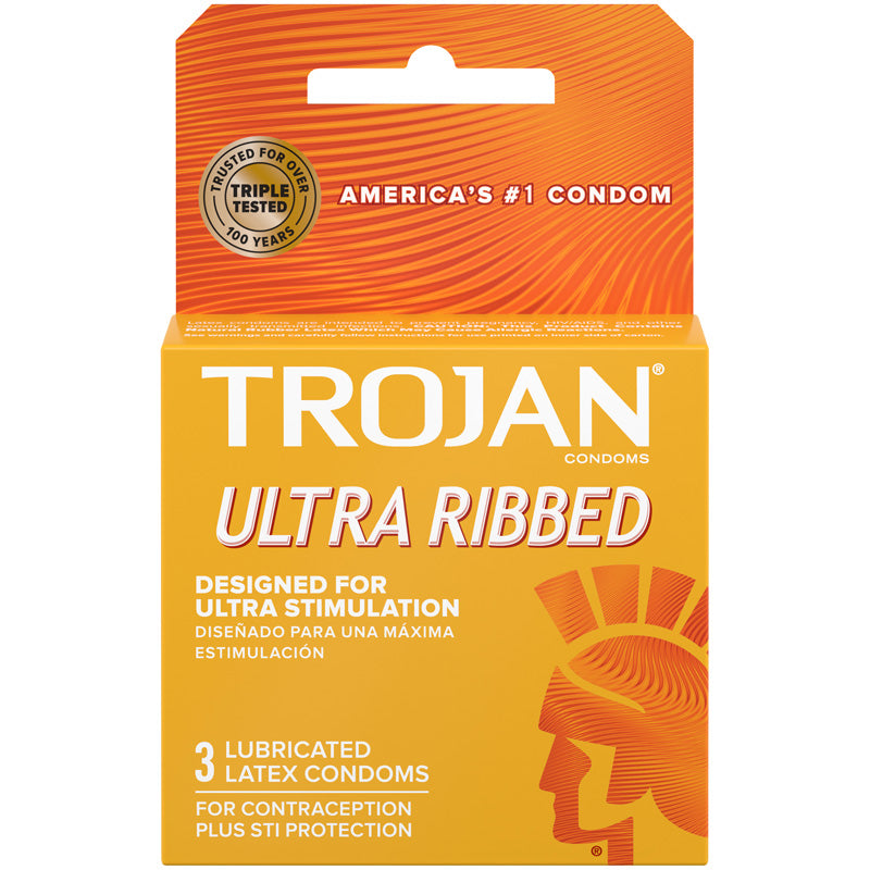 Trojan Ultra Ribbed Condoms