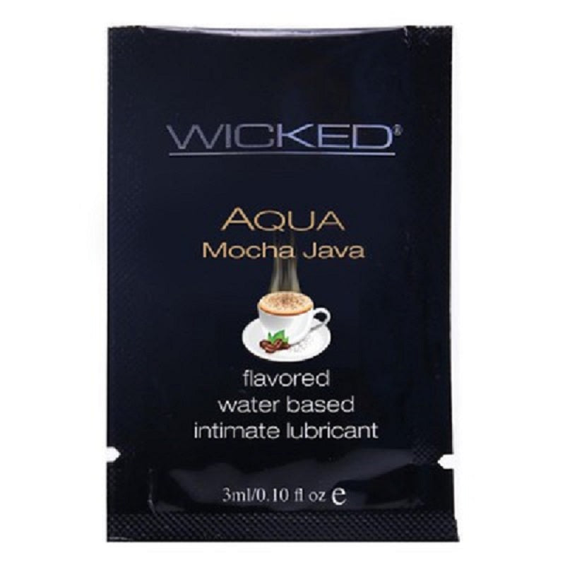 Wicked Sensual Aqua Mochajava Flavoured Lubricant