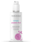 Wicked Simply Aqua Passion Fruit Flavored Water Based Lubricant