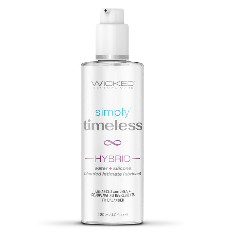 Wicked Simply Timeless Propylene Glycol And Glycerin-Free Hybrid Lubricant With Dhea