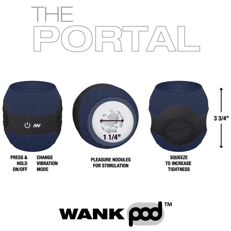 Wank Pod Portal Vibrating Stroker