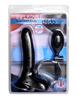 Inflatable Suction Cup Dildo - Black