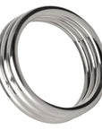 Echo 2 Inch Stainless Steel Triple Cockring