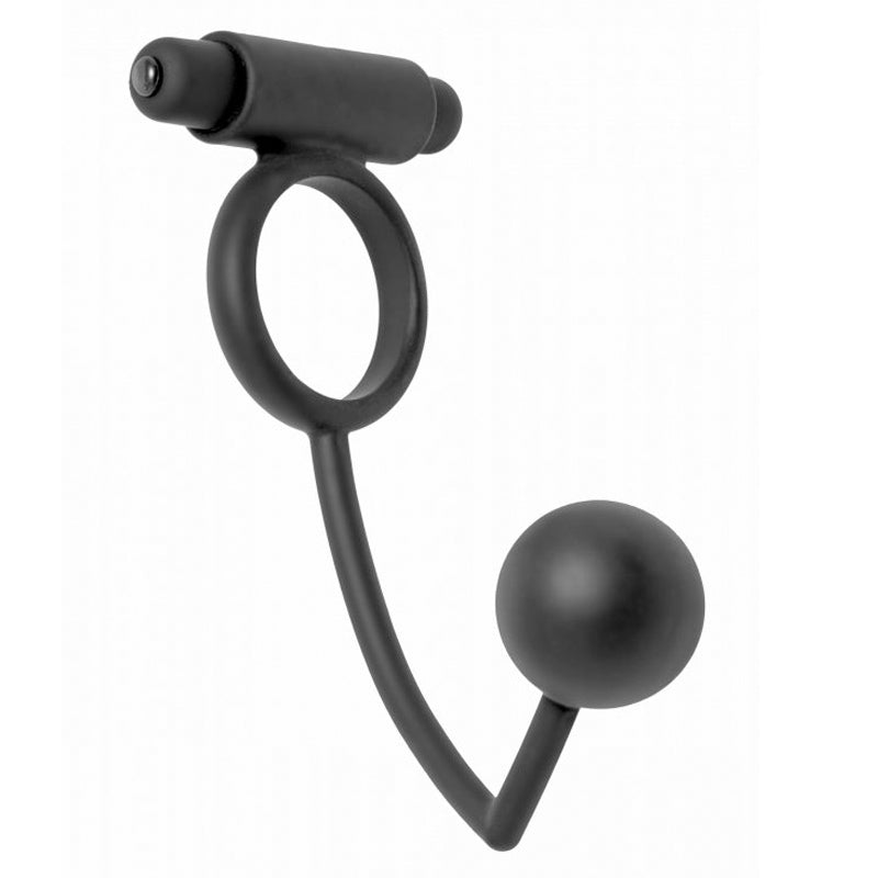 Odyssey Vibrating Cock Ring with Anal Stimulator