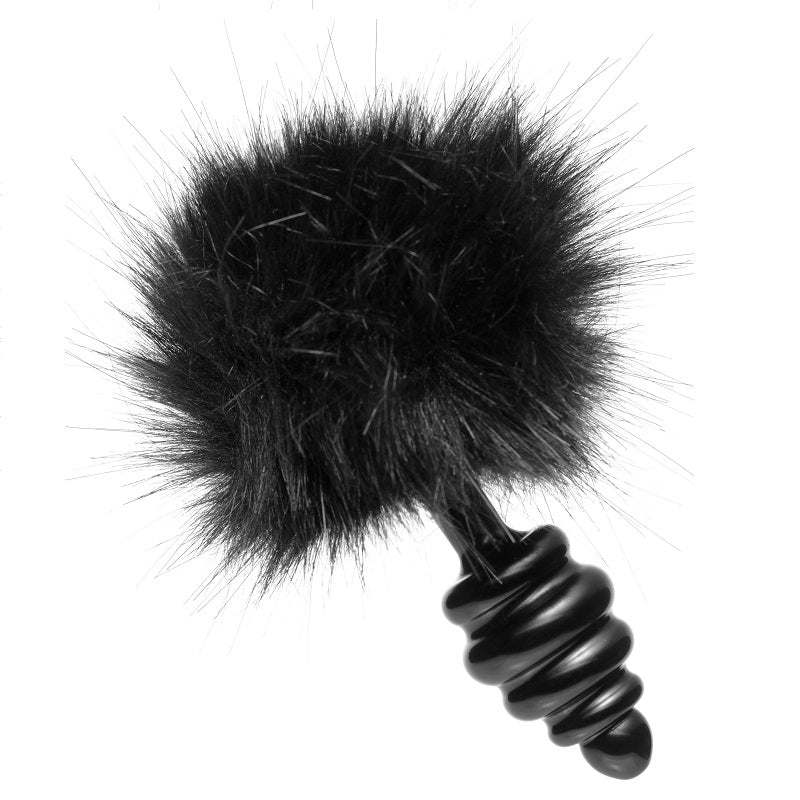 Bumble Bunny Faux Fur Tail Plug