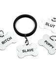 Recruit Aluminum Cock Ring with 4 Dog Tags