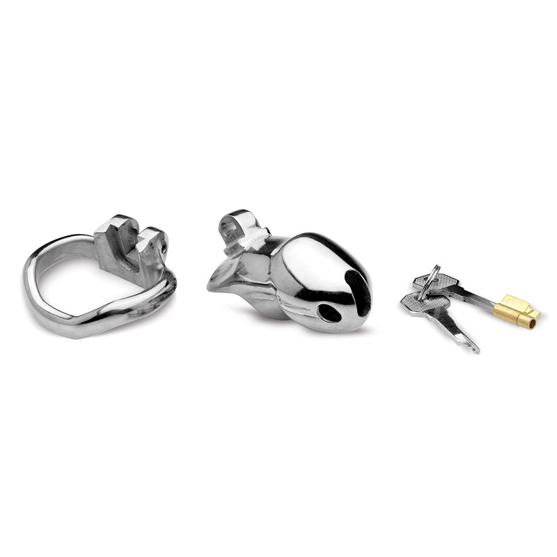 Rikers 24-7 Stainless Steel Locking Chastity Cage