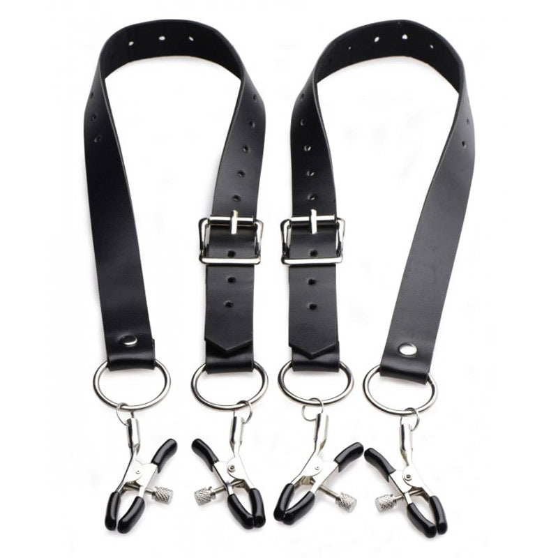 Spread Labia Spreader Straps with Clamps