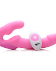 Silicone Strapless Strap On With Remote