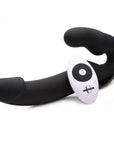 Silicone Strapless Strap On With Remote