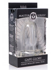 Gape Glory Clear Hollow Anal Plug