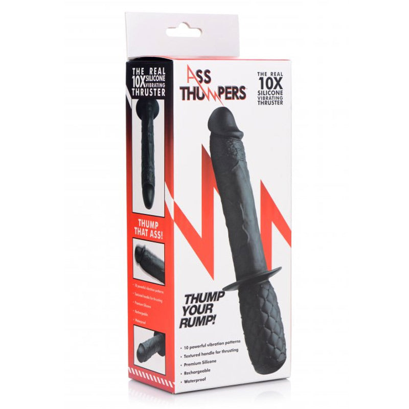 Realistic 10x Silicone Vibrating Thruster