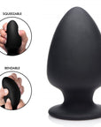 Squeezable Silicone Anal Plug