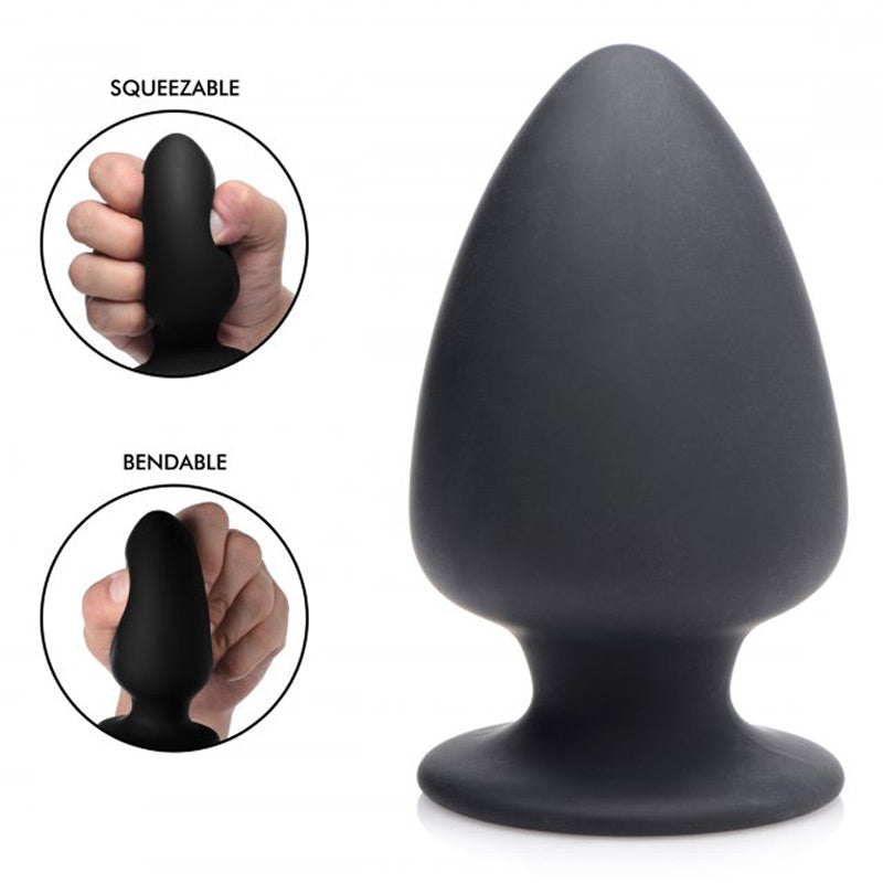 Squeezable Silicone Anal Plug