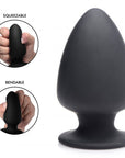 Squeezable Silicone Anal Plug