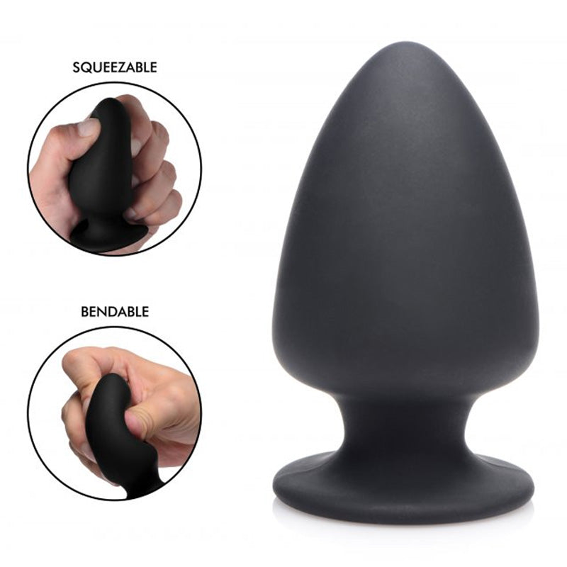 Squeezable Silicone Anal Plug