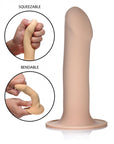 Squeezable Phallic Dildo