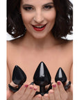 Triple Spades 3 Piece Anal Plug Set